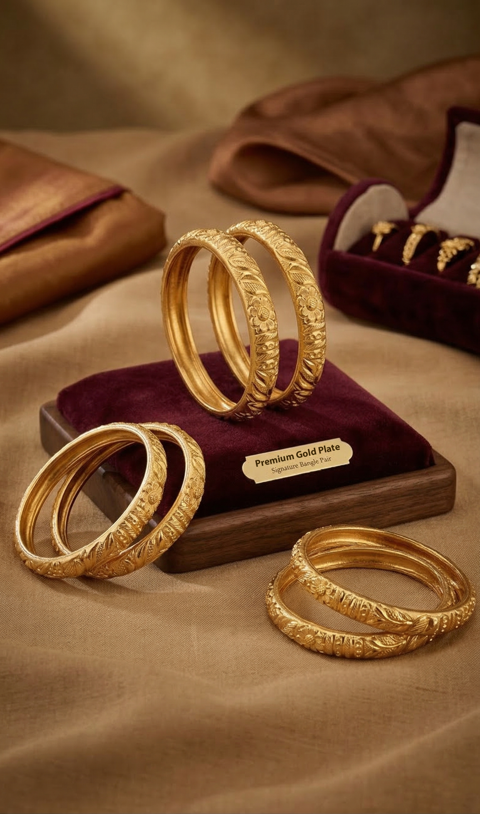 👑 Premium Gold Plate Bangle